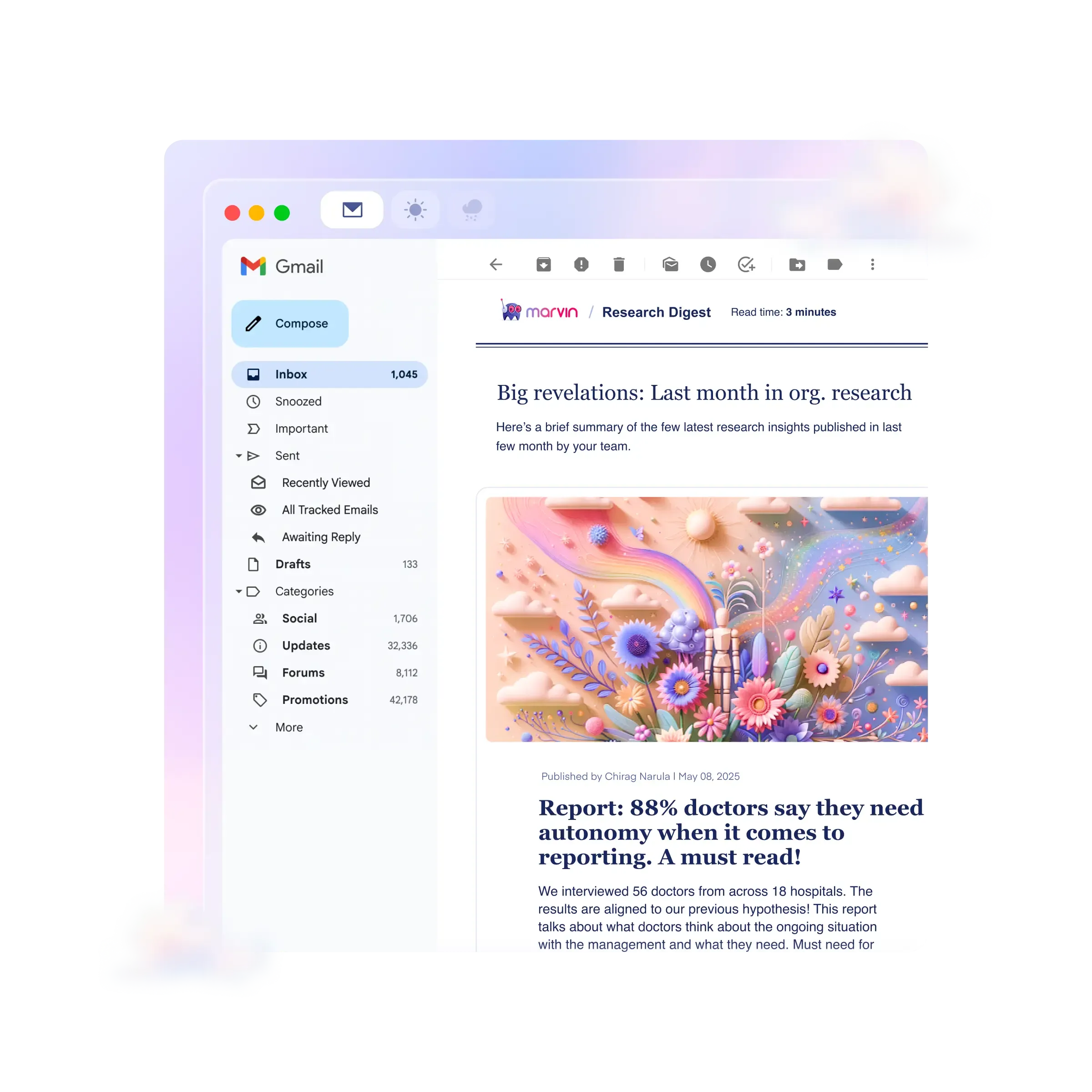 ai-generated research digests to keep stakeholders stay updated.
