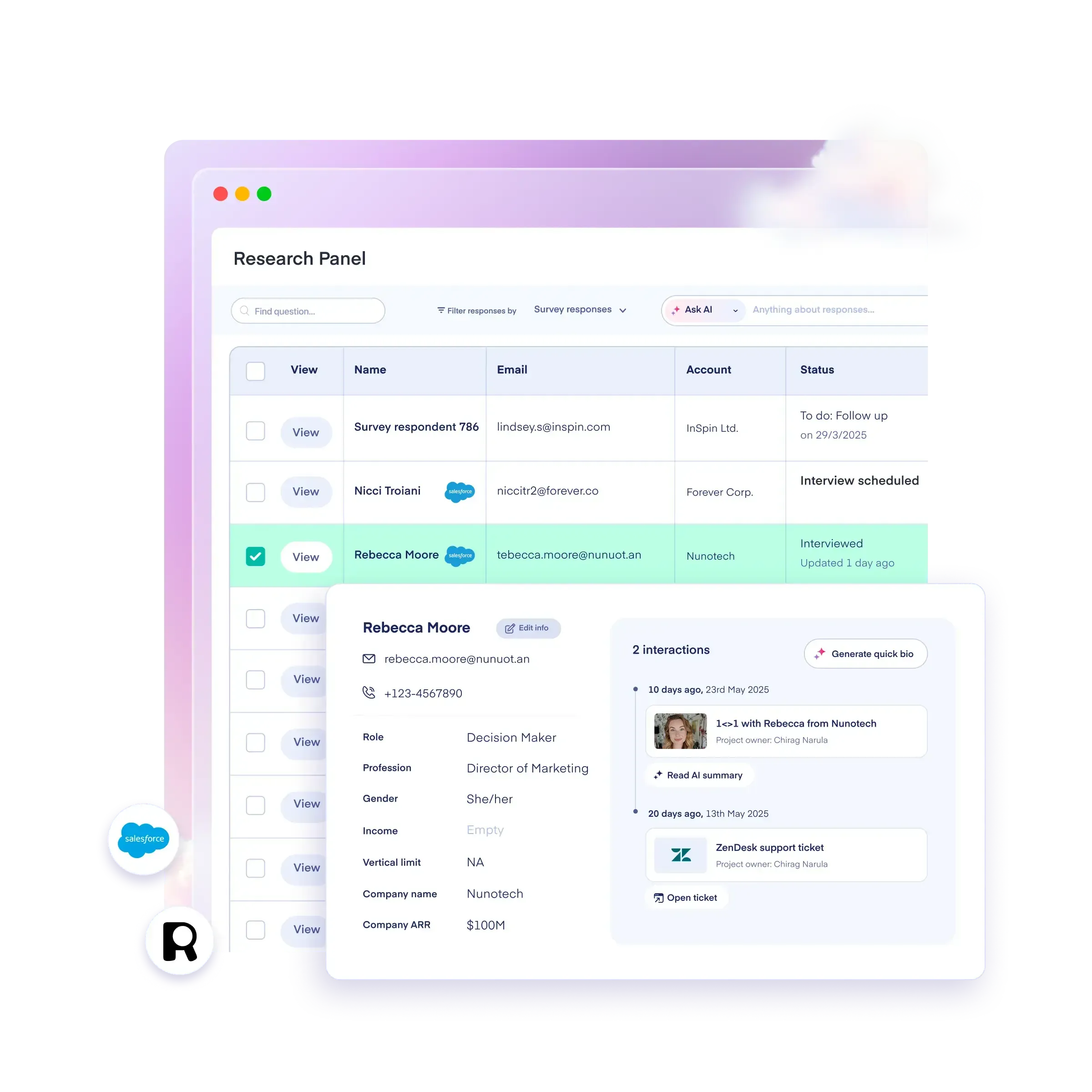 recruit and manage participant engagement with marvin