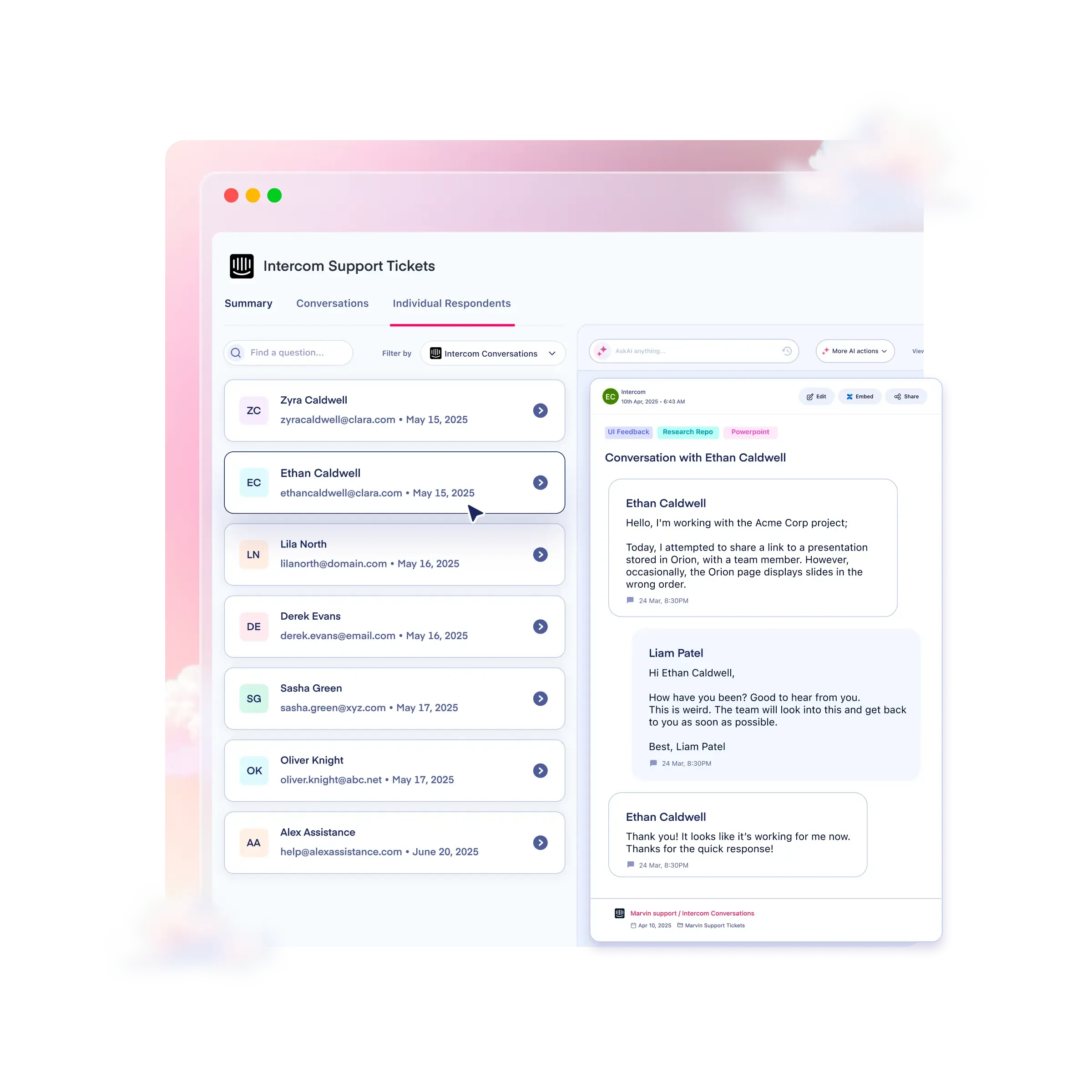 streamline passive feedback analysis with marvin ai