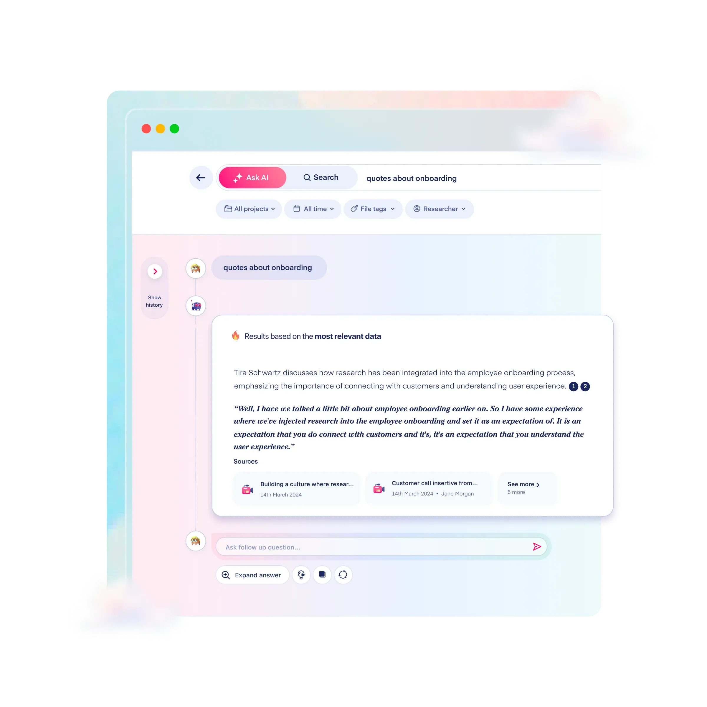 get immediate answers for your questions with ask ai