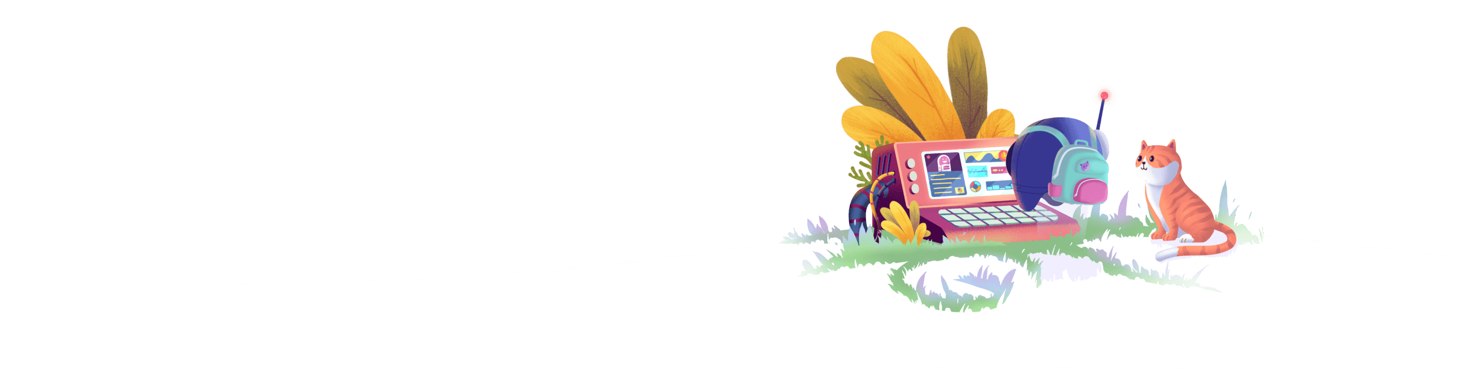 marvin and cat focusing on research