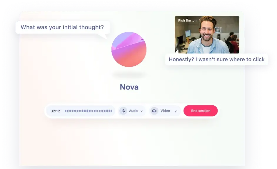 participant being candid with ai moderator