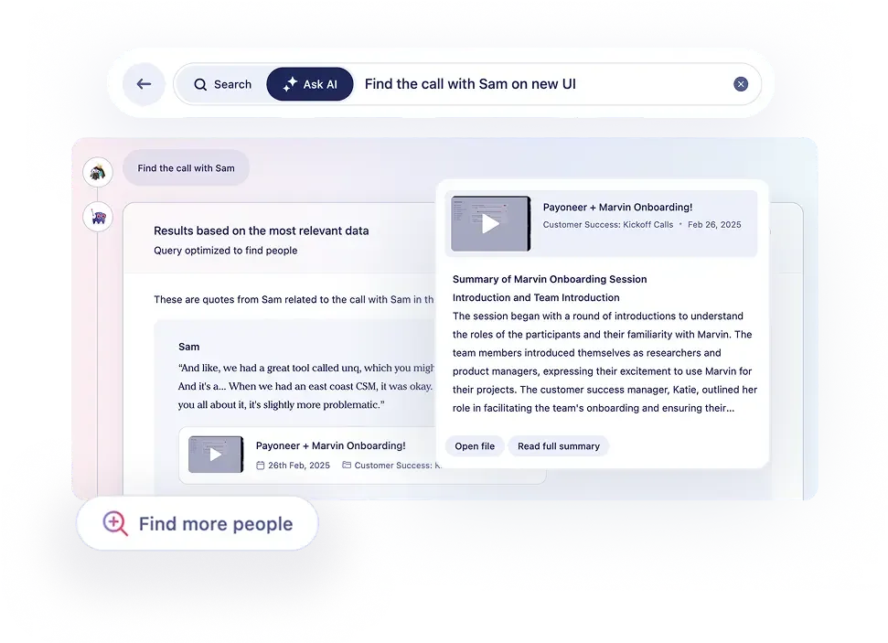 going beyond keyword searches with ask ai